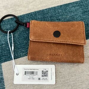 HAMMITT  NWT Royce Key Wallet Saddle Brown
